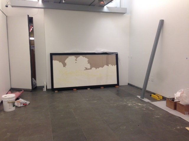 Set-up, Installation "A Good Day" from Andrew M Mezvinsky at the ACFNY, 2015